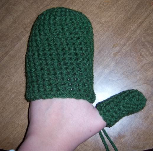 April Draven Easy Crochet Mittens Free Pattern